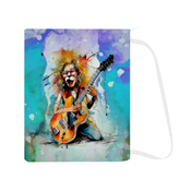 Electric Guitarist's Energetic Echoes  Laundry Bag